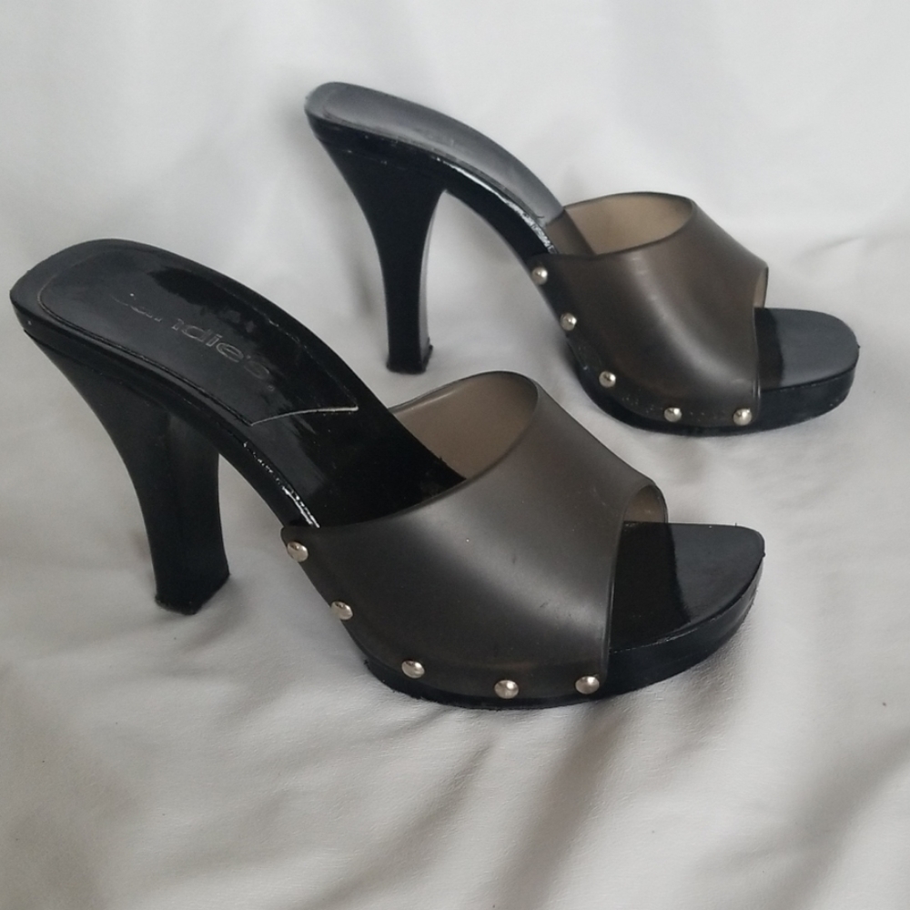 Candies sexy slip on heel slides